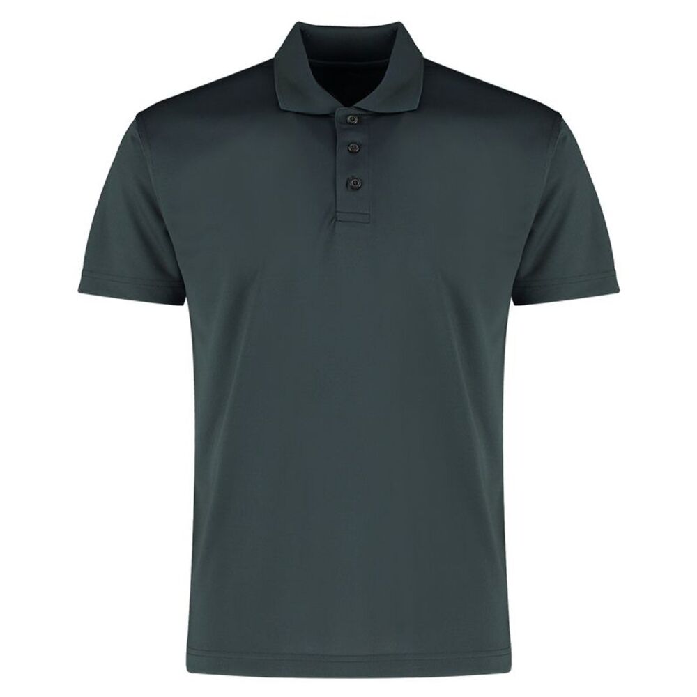 Kustom Kit Mens Cooltex Plus Micro Mesh Polo Shirt / Graphite Gray